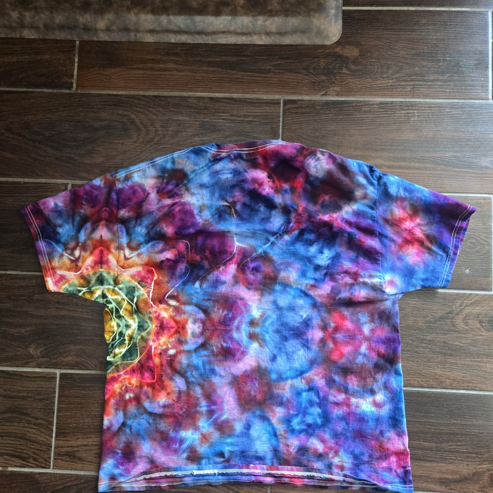Hanes Multicolor Tie-Dye Short Sleeve Tee